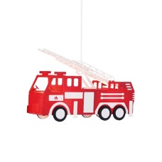 Παιδικό Φωτιστικό Οροφής Δίφωτο με πυροσβεστικό Aca MD160232A