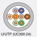 Καλώδιο U/UTP DRAKA (UC300 24) Category 5E  Γκρι