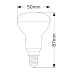 Λάμπα LED R50 E14 5W φυσικό λευκό φως ημέρας 4000K | Geyer | LKCE145